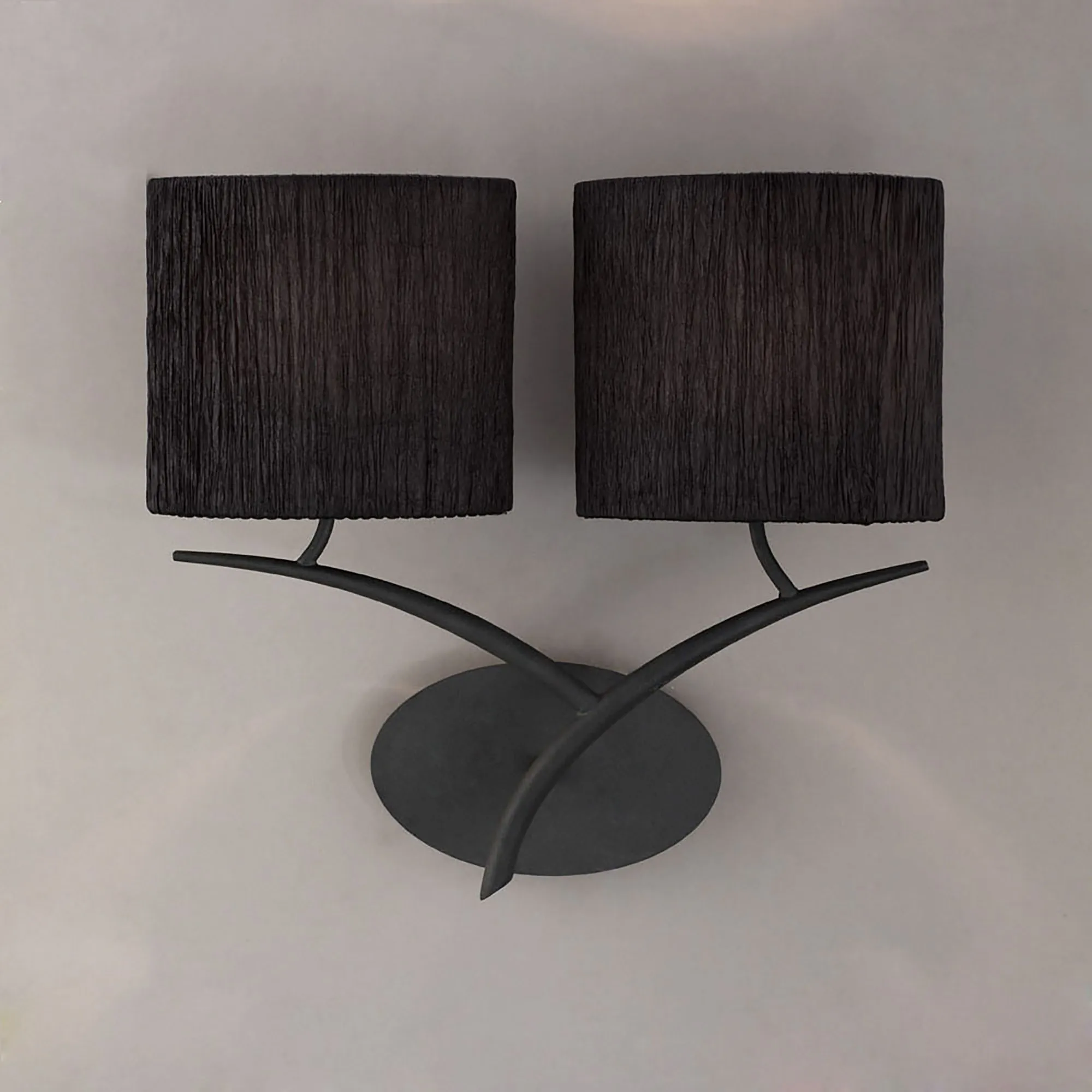 Eve Anthracite-Black Wall Lights Mantra Armed Wall Lights Eve Anthracite-Black Wall Lights Mantra Armed Wall Lights